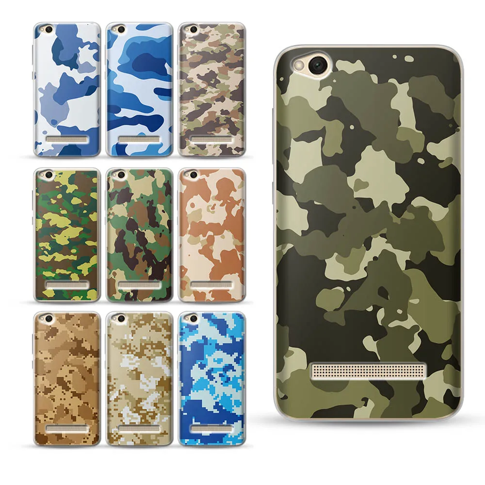 

Coque Camouflage Army for Xiaomi Redmi 5A Case 4X 5 5A 5 Plus for Redmi Note 5 Cases 4X 5A For Xiaomi Mi 8 Case Mi 6 5X Mi A1