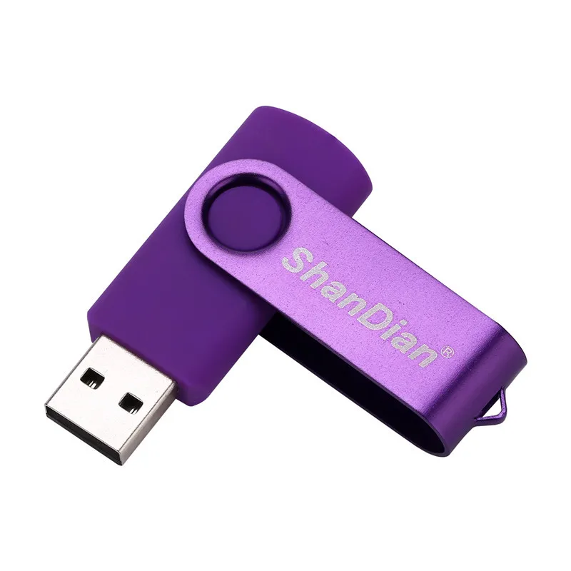 POWERONE деловой пластиковый USB флэш-накопитель delicasy портативный накопитель 4 ГБ 8 г 16 ГБ 32 ГБ 64 Гб вращающаяся карта памяти U диск USB 2,0 - Цвет: Purple