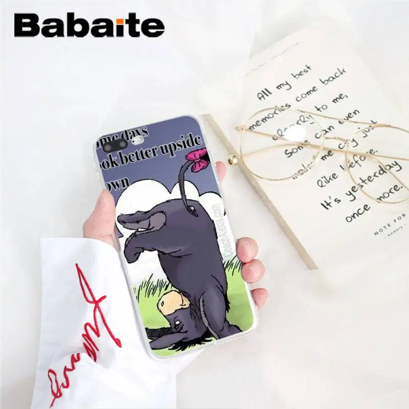 Babaite Baby Eeyore Donkey специальный чехол для телефона для iPhone 8 7 6 6S Plus 5 5S SE XR X XS MAX 10 11 11pro 11promax - Цвет: A15