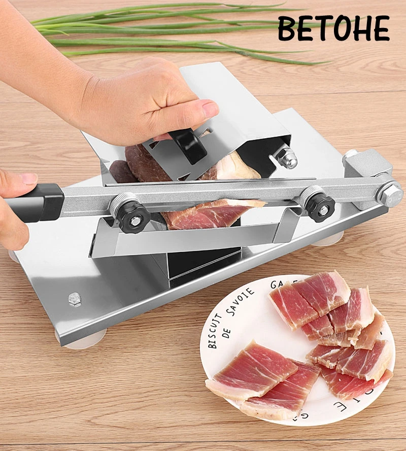 

Automatic Feed Meat Lamb Slicer Home Manual Meat Machine Commercial Fat Cattle Mutton Roll Frozen Meat Grinder Planing Machine