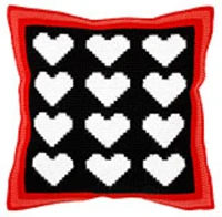 126 узоров, набор для рукоделия, подушка с вышивкой из акриловой пряжи, гобелен, Брезентовая подушка, передняя наволочка для вышивки крестом - Цвет: Лиловый