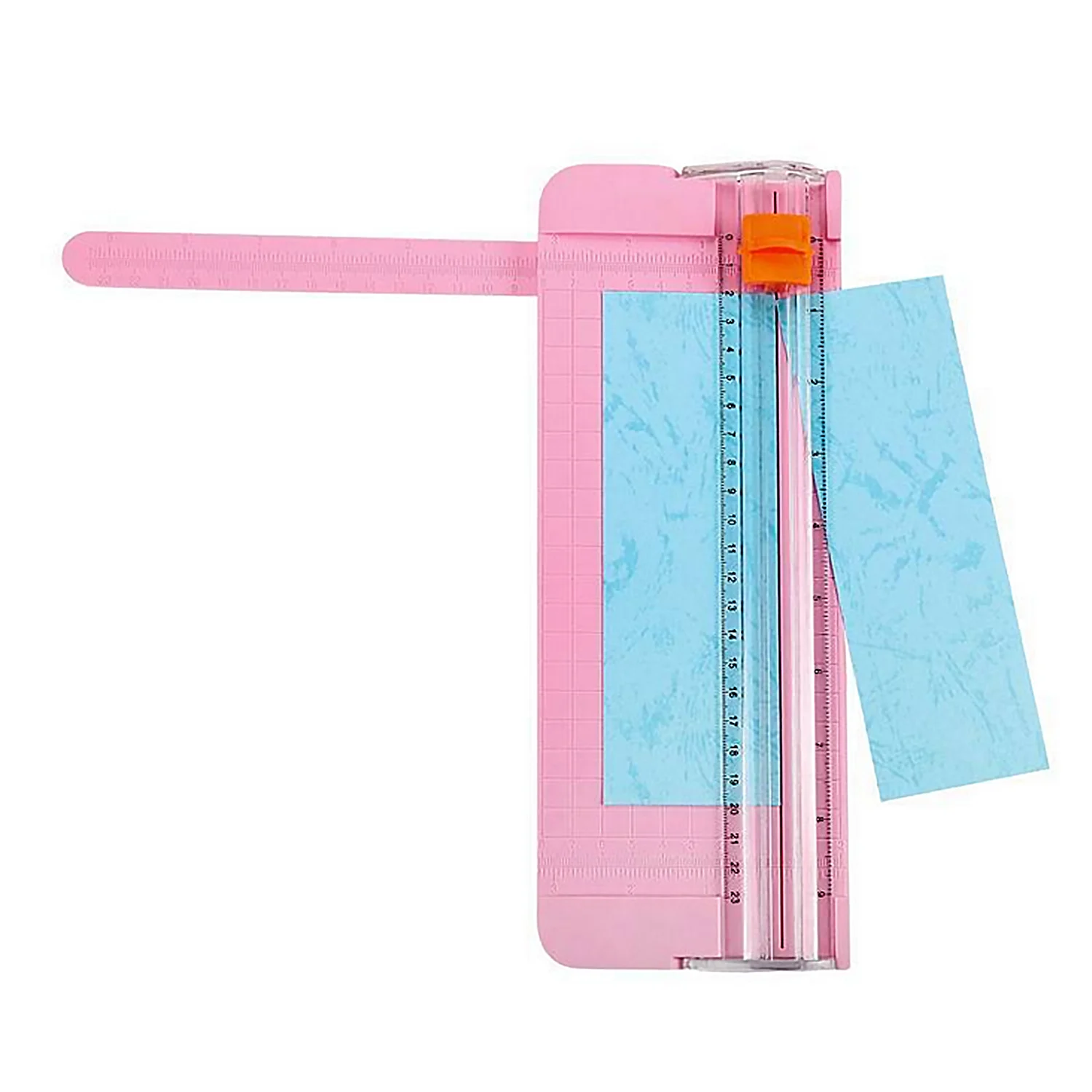 

A5 Mini Portable Paper Card Photo Trimmer Cutter Blade Cutting Knife Guillotine for DIY Scrapbooking Crafts Random Color