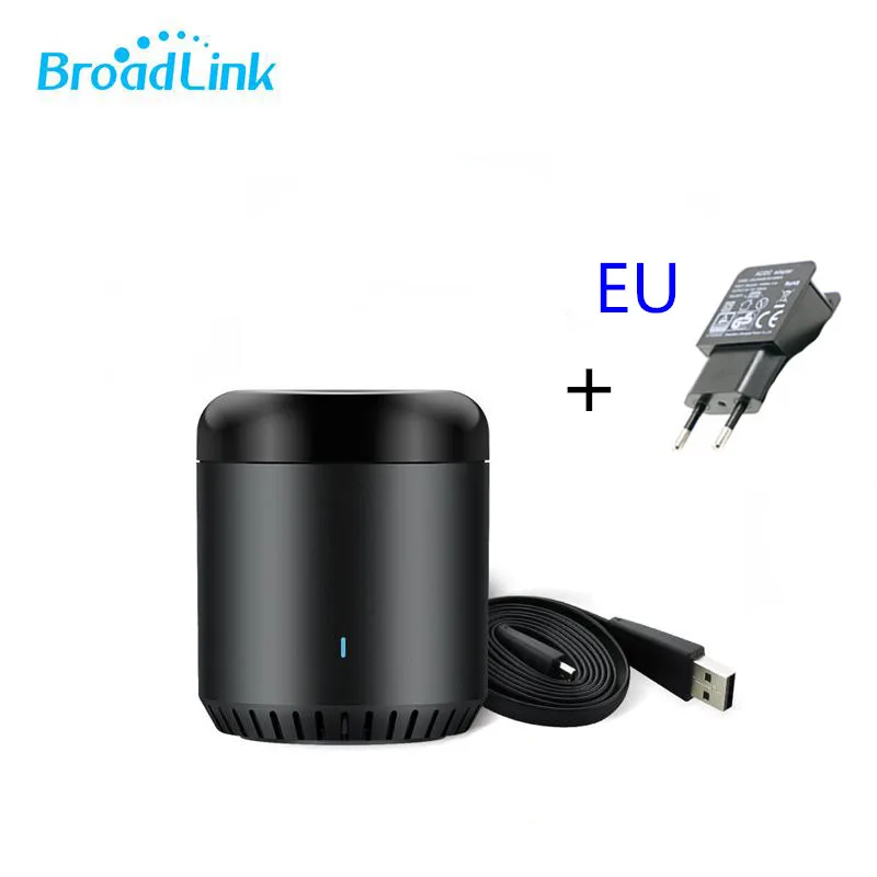 Broadlink умный дом RMMini3 WiFi+ IR+ 4G пульт дистанционного управления AU UK US EU Plug беспроводной пульт управления для Alexa Google Home - Комплект: RM Mini 3 EU