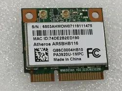 Ssea новый для Atheros ar9832 ar5bhb116 Половина Mini pci-e 2.4 г/5 ГГц 300 Мбит/с Беспроводной карты для Dell /Asus/Acer/Samsung/toshiba