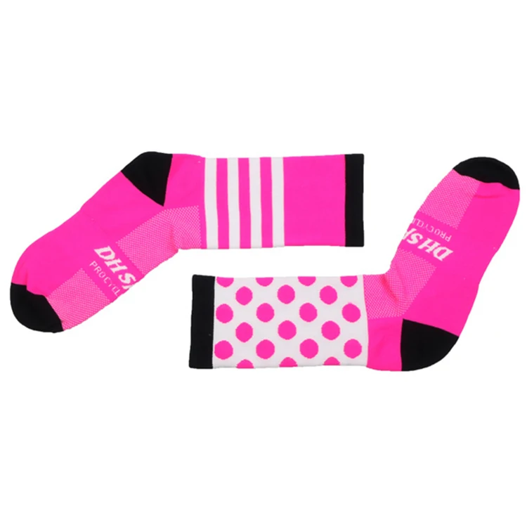 DH/спортивные детские велосипедные носки для мальчиков и девочек, спортивные носки удобные детские дышащие Компрессионные носки с велосипедом для детей возрастом от 3 до 6 лет - Цвет: Color 3