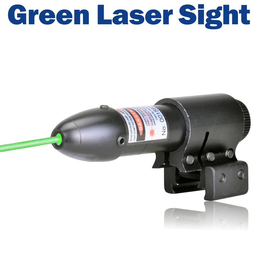 

Tactical Green Laser Sight w/ Barrel Mounts & 20mm Rail Mounts for Hunting Gun