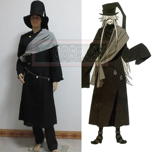 Black Butler Undertaker Cosplay Costume Packing Included Packing