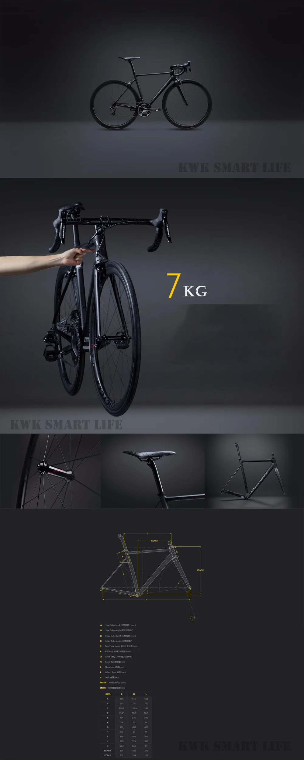 Perfect Original QICYCLE R1 Professional Road Bicycle 0