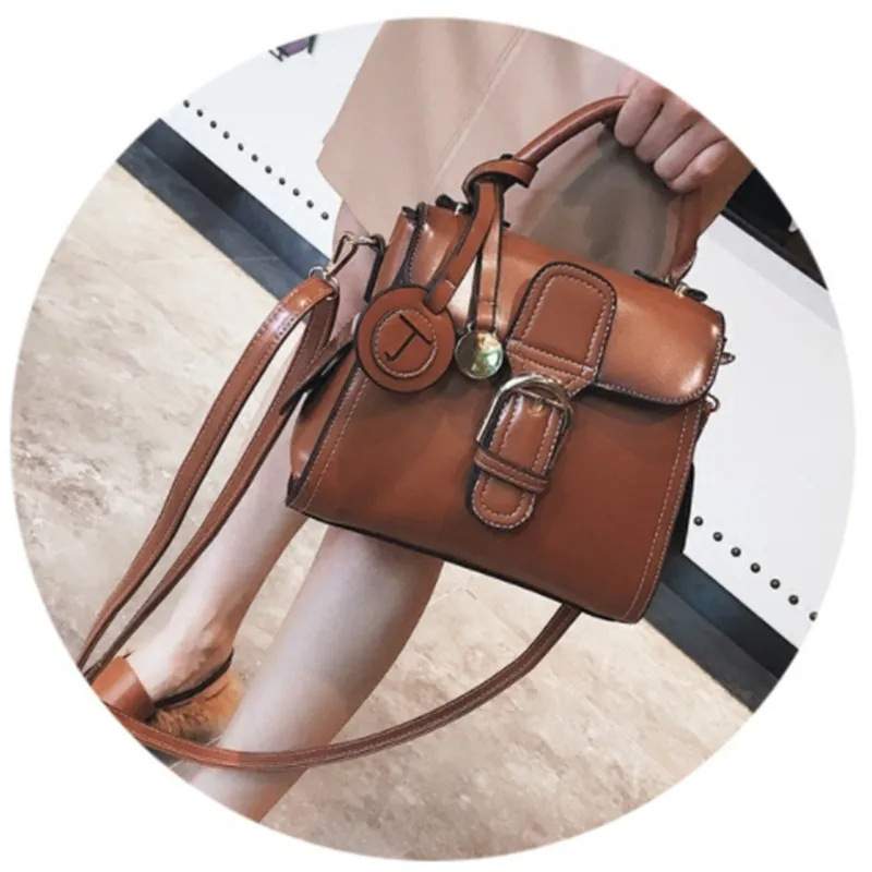 B0061 Women Messenger Bags Vintage Tote Shoulder Leather Handbags For Famous Luxury Brand Designer Bolsa Feminina Mujer Sac Main B0061 Women Messenger Bags Vintage Tote Shoulder Leather Handbags For Famous Luxury Brand Designer Bolsa Feminina Mujer Sac Main