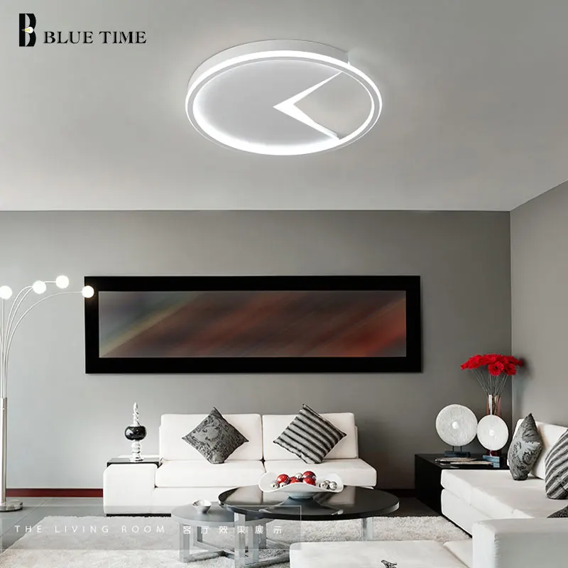 

Ceiling Mounted Creative Modern LED Chandeliers For Living room Bedroom Kitchen Luminaries White Acrylic Chandelier Lightings