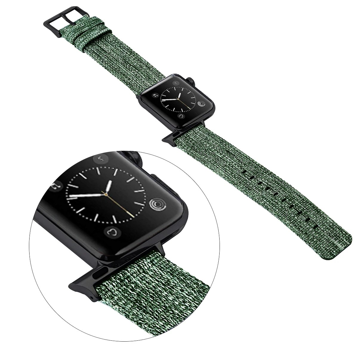 Нейлоновый ремешок для часов Apple Watch 5 4 3 42 мм 38 мм 44 мм 40 мм браслет спортивные петли аксессуары для часов