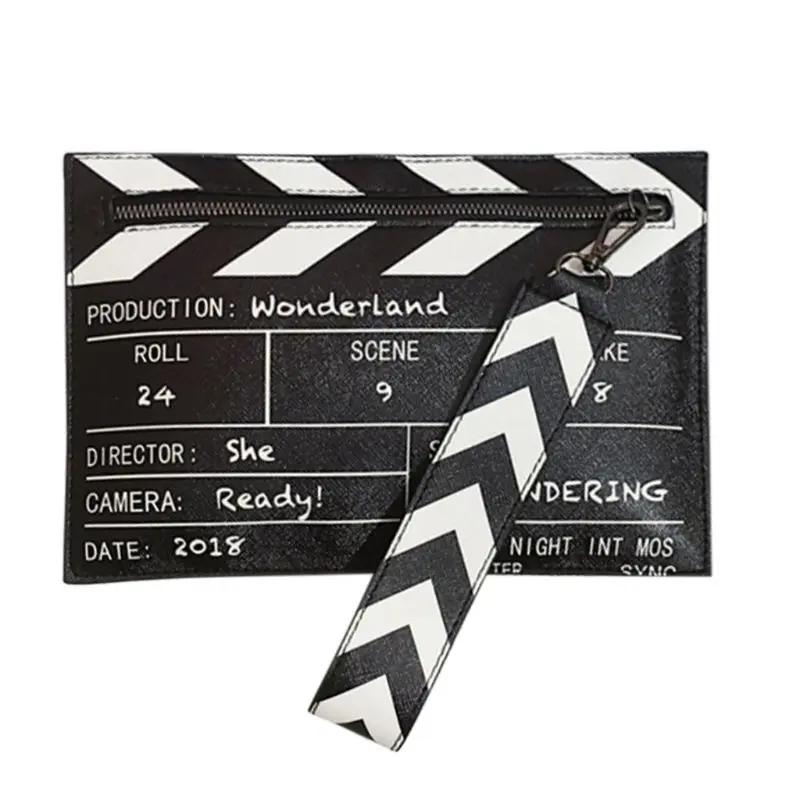 

Fashion Movie Prop Design Pu Leather Casual Women's Clutch Bag Envelope Purse Shoulder Crossbody Messener