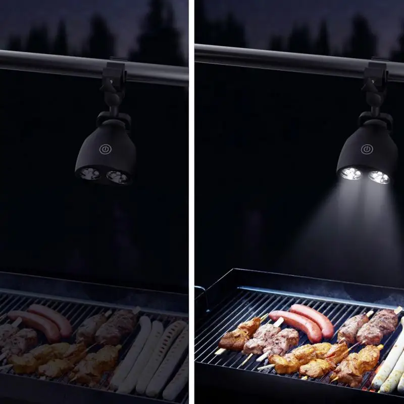 2016 Newest Chefs Kitchen Adjustable Barbecue LED Clip Light For Night