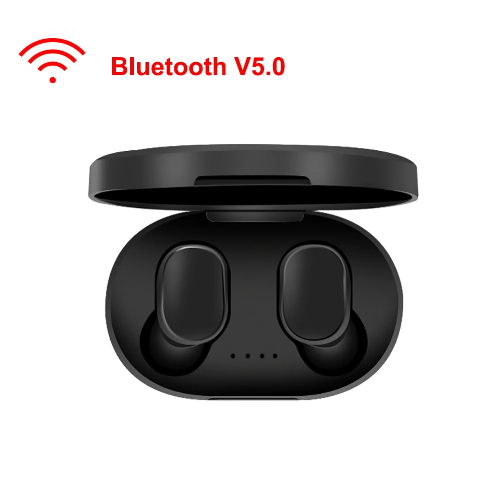 

A6S TWS Wireless Earbuds Earphones Bluetooth 5.0 Touch Earphones Noise Cancelling Waterproof Sport Headset with Mic Charging Box