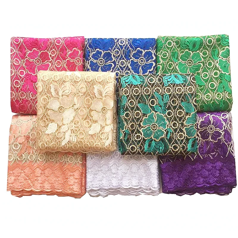 2018 high quality african tulle lace 2