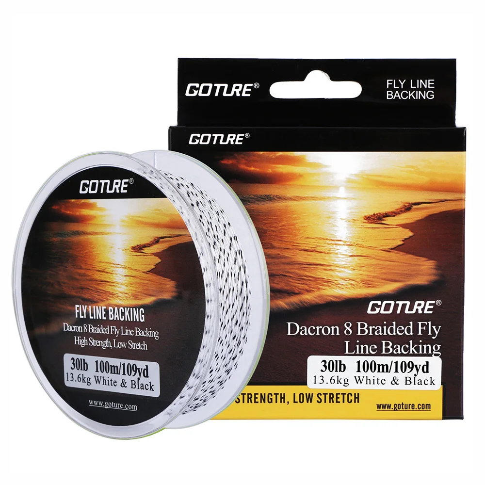 Goture 100 M/109Yrd يطير الصيد باكينج خط 20lb/30lb 8 السواحل مضفر خيط صنارة الصيد ل يطير الصيد Goture 100 M/109Yrd يطير الصيد باكينج خط 20lb/30lb 8 السواحل مضفر خيط صنارة الصيد ل يطير الصيد