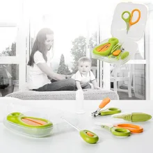 6 шт. набор по уходу за ребенком инструменты для кормления уха нос ясно Уход за ногтями Clipper сдвига триммер Детское здоровье ногтей комплект инструмента комплект