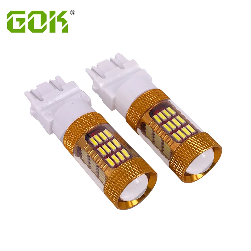 1 шт. T25 3157 3156 светодиод высокой мощности 60SMD 4014 светодиодный сигнал поворота белый