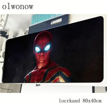 

spiderman mousepad 800x400x3mm locrkand gaming mouse pad gamer mat hot sales game computer desk padmouse keyboard play mats