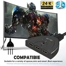 Ingelon kvm Switch font b HDMI b font font b Splitter b font 3in1 font b
