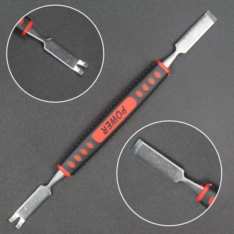 Металлический лом, инструмент для удаления мобильного телефона, инъекционный лом, стальной лом, тонкий лом безболезненный ремонт вмятин - Цвет: Red
