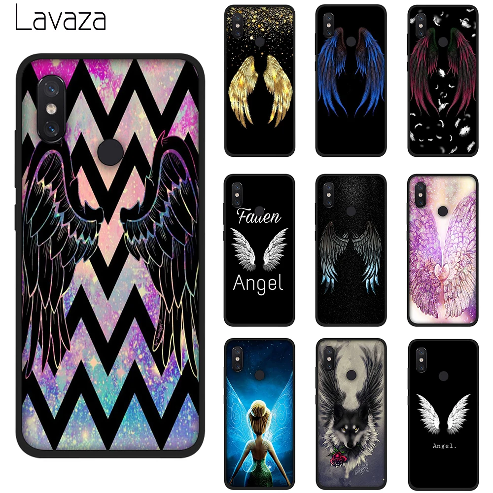 Lavaza Angel Wings Soft TPU Case for Xiaomi Redmi 7 4A 6A 8A S2 Note 4 4x 5 6 Pro 5A Prime Go |