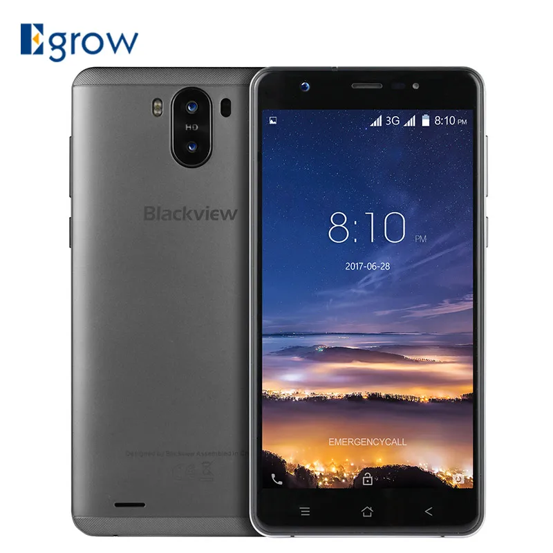 Оригинал Blackview R6 lite Dual сзади Камера сотовый телефон MTK6580 4 ядра Android 7 0 Мобильный 5