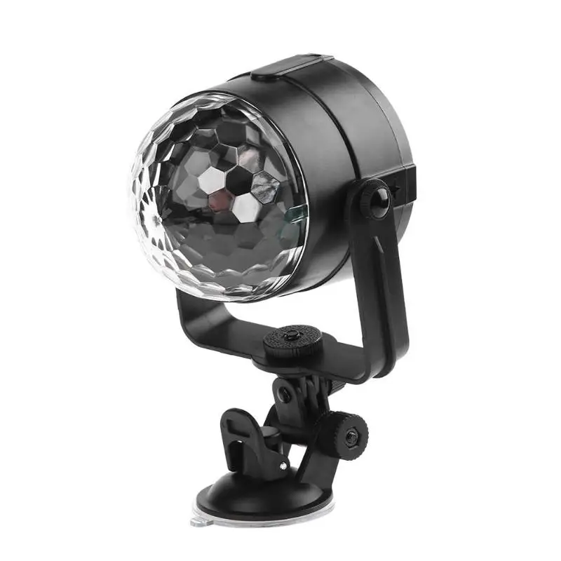 

3W Party Disco DJ Light Holiday Projector Sound Control LED RGB Crystal Mini Magic Ball Stage Effect Lights