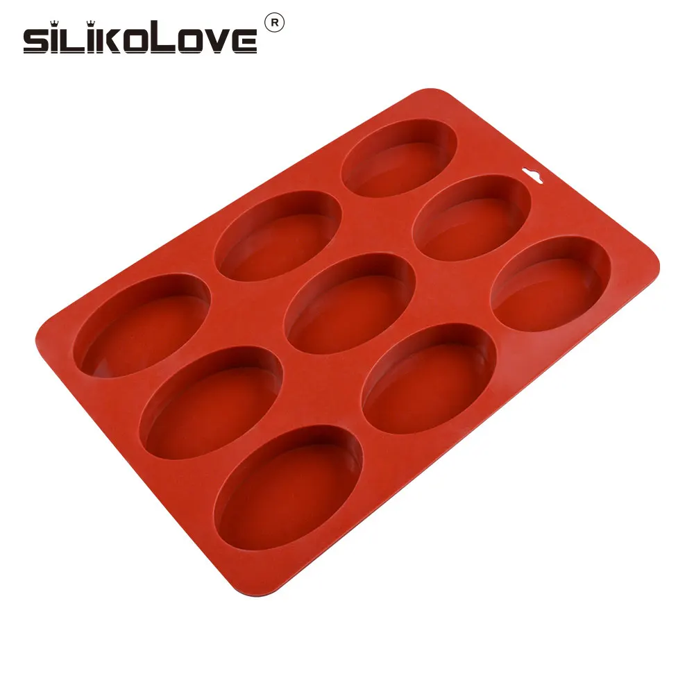 SILIKOLOVE DIY силиконовые мыло формы для мыла 3D 6 форм овальное мыло ручной работы ремесло цветы Ванная комната Кухня мыло формы