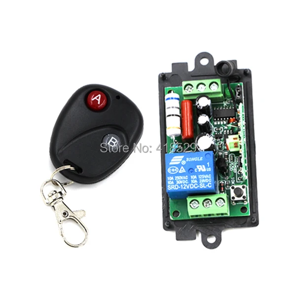 wireless switch AC 110V 220v 1ch remote control,Switch System 10A RF 433MHZ 315MHZ for LED light Lamp SKU: 5045 ac 220v motor rf wireless remote control switch system 315mhz 220v up