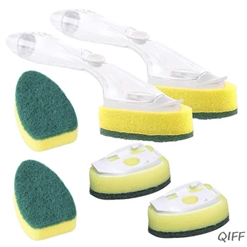 

Portable Heavy Duty Dish Wand Sponge For Kitchen Sink Dishwand Cleaning Brush