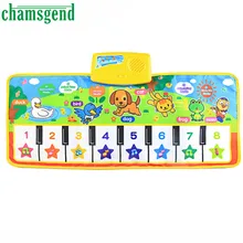 Новая сенсорная клавиатура для игр Музыкальный Музыка Поющий коврик для спортзала лучший детский подарок леверт игрушки для детей Горячая