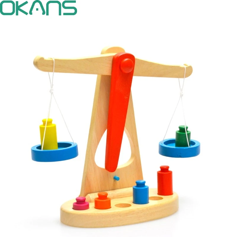 

Scale Libra Pendulum Early Learning Wooden Toy for Learning Balance Knowledge