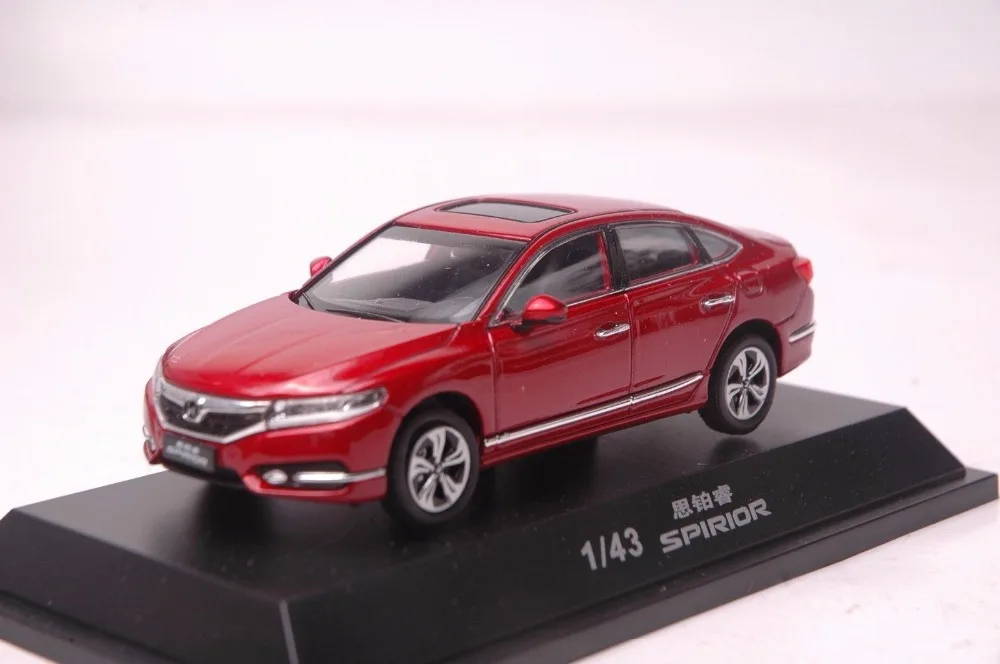 

1:43 Diecast Model for Honda Spirior Accord 2016 Red Sedan Alloy Toy Car Miniature Collection Gifts