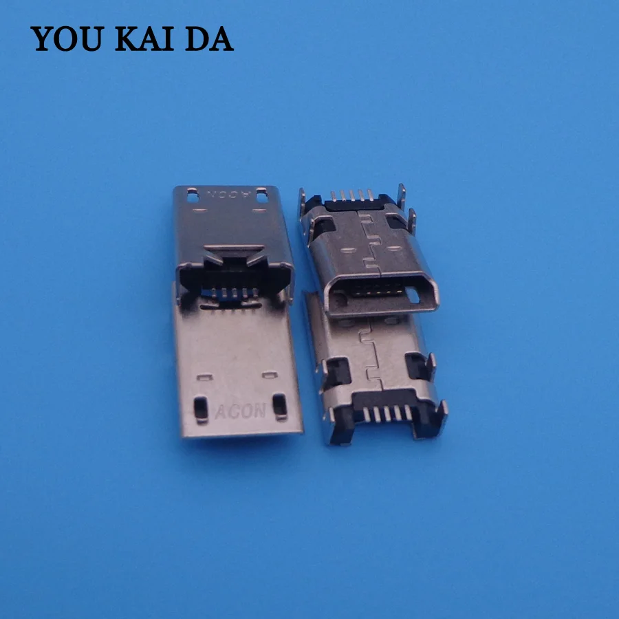 

100pcs Micro USB Jack connector Charging port for Asus Memo Pad FHD 10 K001 K013 ME371 ME301T ME302C Charging Socket