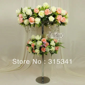 

free shipment /10pcs/lots/ wedding table centerpiece/crystal wedding centerpiece/flower stand for wedding decoration