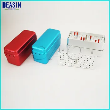 

Dental Disinfection Burs Holder Block Stand Autoclavable Sterilizer Box Dentist Lab Equipment endo box 72 Holes