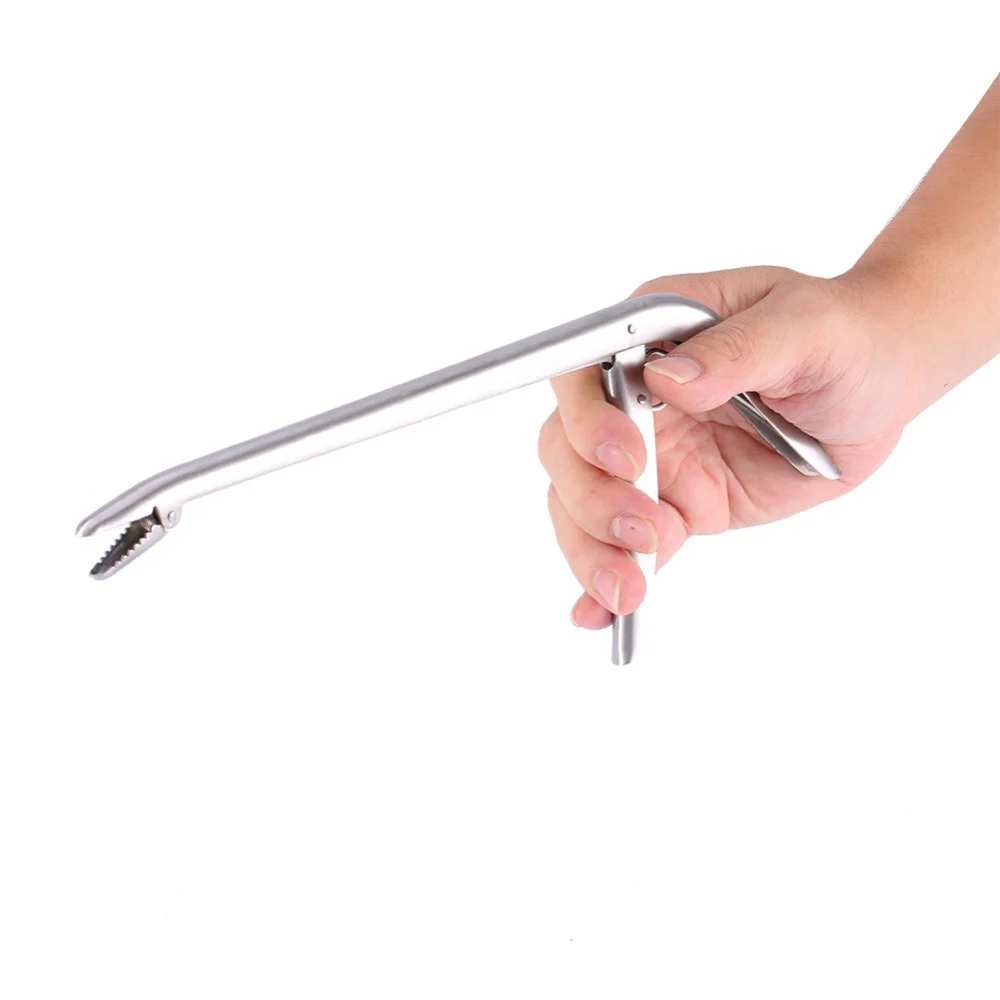 

Fishing Plier Stainless Steel Fishing Hook Remover Clip T Type Fishhook Gripper Extractor Tool Unhooking Device Fish Clamp