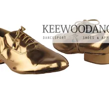 Keewoo Танцы Бронзовый хорошего качества обувь для латинских бальных танцев свободное Танго обувь вечерние туфли свадебные туфли для помещения и под открытым небом