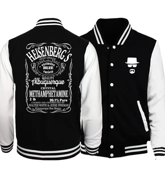 

Heisenberg Plus Size Men Jacket 2019 Spring Baseball Jackets Men's Coat Fashion Hoodies Men Harajuku Streetwear Man Tracksuits