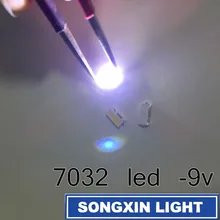 500 деталь для ремонта LCD для телевизоров Samsung светодиодный подсветка Статья лампа SMD СВЕТОДИОДНЫЙ s боковой блеск 9V 7032 холодный белый светодиод люмен