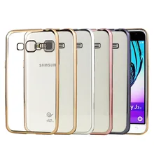 

J3 Royal Luxury style Plating Gilded TPU Phone Case For Samsung Galaxy J3 silicone soft Back Case Cover