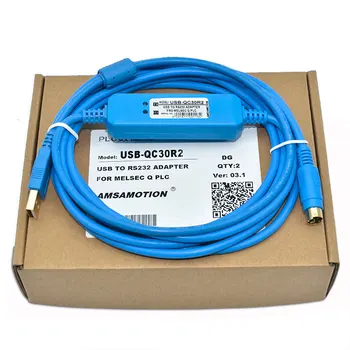 

USB programming cable USB-QC30R2 FT232RL for Q series PLC & GT1020 and GT1030 touch screen