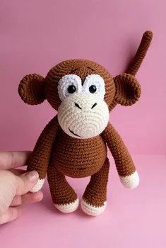 

crochet toys amigurumi monkey model number w4110