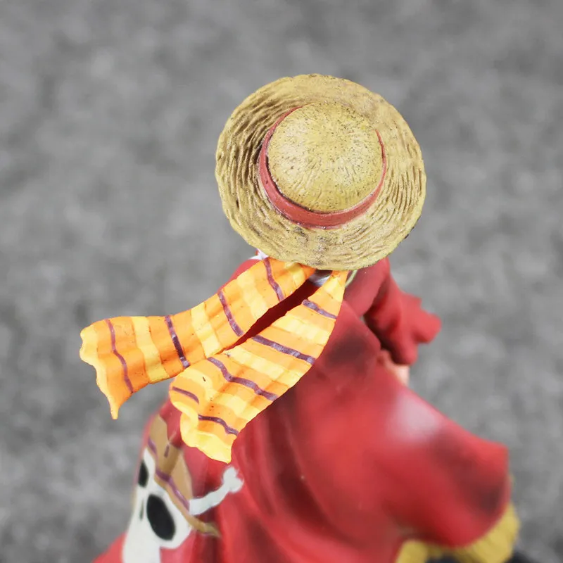 Аниме one piece Monkey D Luffy The Ultimate King Ver. Красный плащ ПВХ фигурка ОП Луффи Коллекционная модель игрушки 18 см