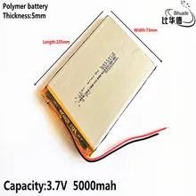Хорошего качества литиевая батарея 5073105 5500 mAH литий-ионная батарея для 7 8 9 дюймов планшетный ПК 3,7 V полимерная батарея с