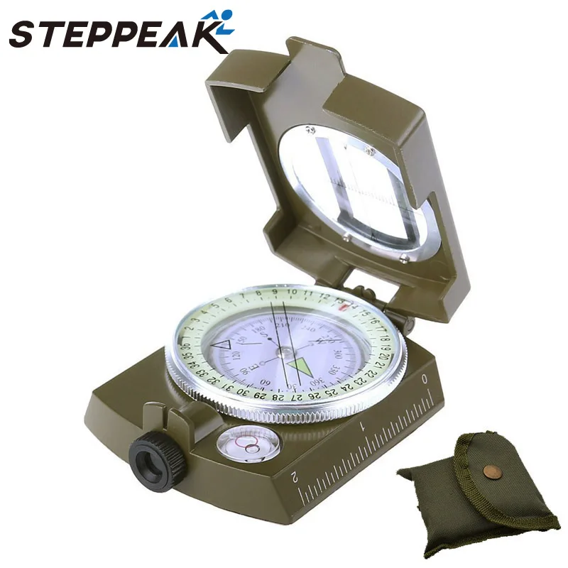 

2017 Hot Sale Noctilucent Type Army Outdoor Use Military Travel Geology Pocket Prismatic Compass,Waterproof+Pouch(CP-004)