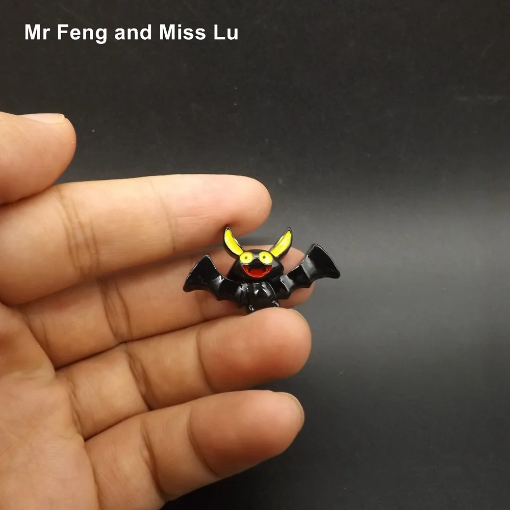 

Flat Back Resin Model Hallowmas Black Bat Diy Accessories Simulation Miniature Toy