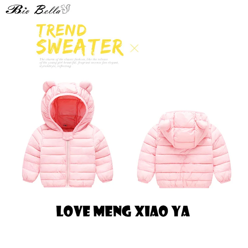 

Hooded Casual Winter Children Jacket Fashion Warm Boy Girl Winter Autumn Down Coat Full Think Zipped Outerwear 2018 KidsOutfits