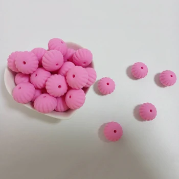 

Let's Make Silicone Beads 18mm Eco-friendly Sensory Teething Necklace DIY Baby Teether Pacifier Chain Jewelry Accessories 1 Set